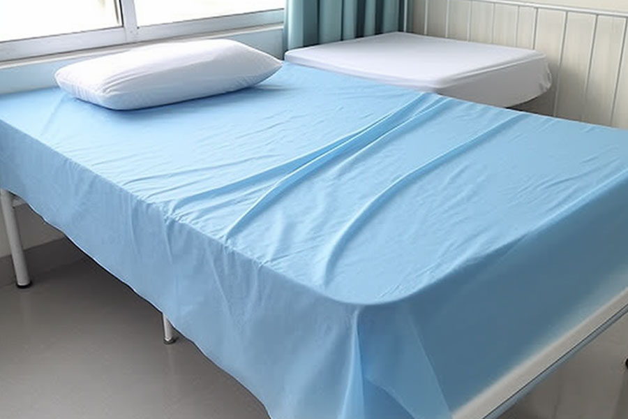 Drap de lit jetable médical